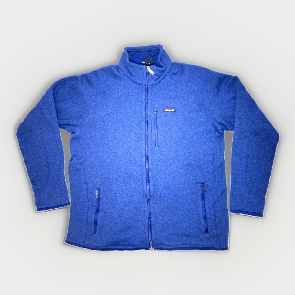 Patagonia Better Sweater Fleece Full Zip Jacket Blue Men's XL Outdoor
